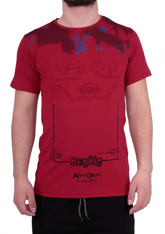 Enişte T-Shirt 1001 | Kırmızı - Thumbnail