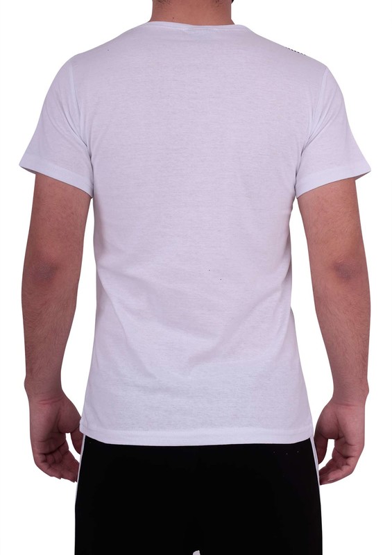 Enişte T-Shirt 1001 | Beyaz - Thumbnail