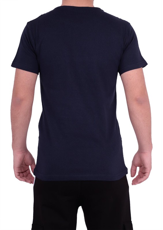 Enişte T-Shirt 954 | Lacivert - Thumbnail