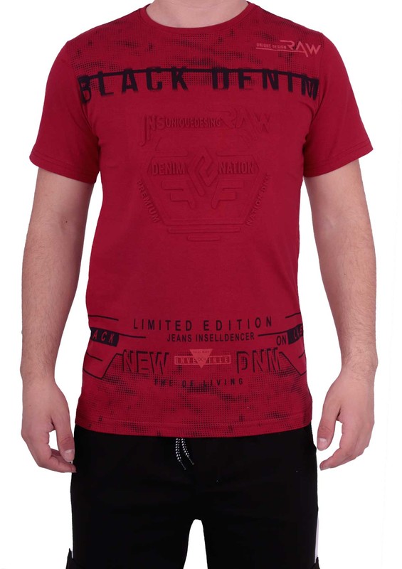Enişte T-Shirt 954 | Kırmızı - Thumbnail