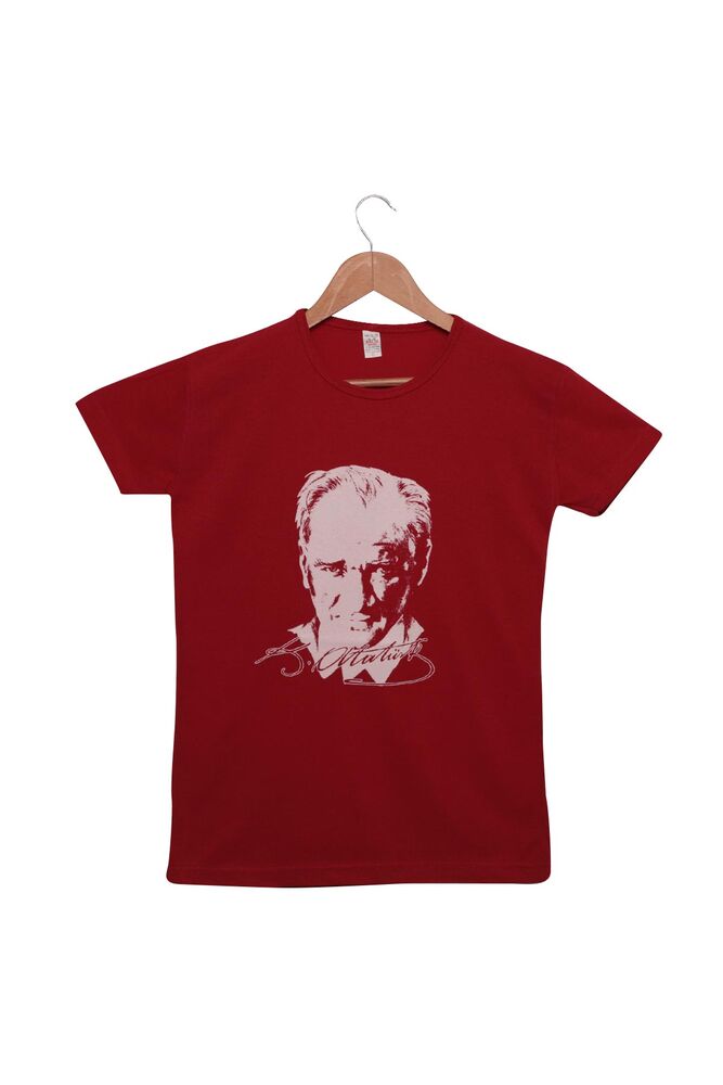 Atatürk Baskılı Tshirt 141 | Kırmızı