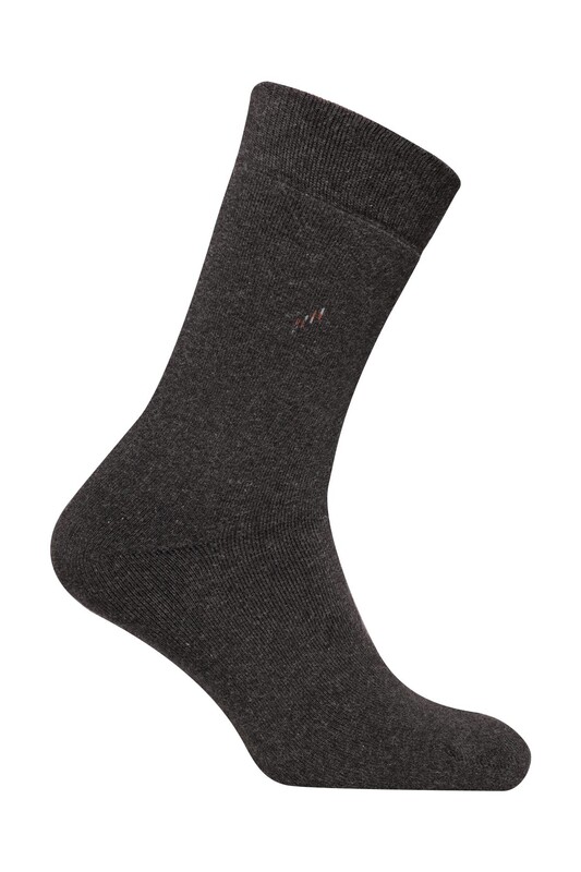 Dündar Termal Erkek Soket Çorap 7019-2 | Antrasit - Thumbnail