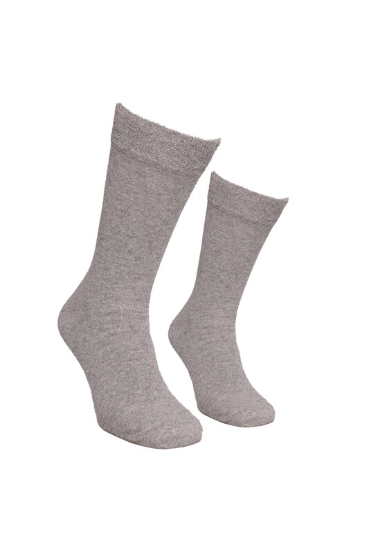Erkek Termal Çorap 8584 | Gri - Thumbnail