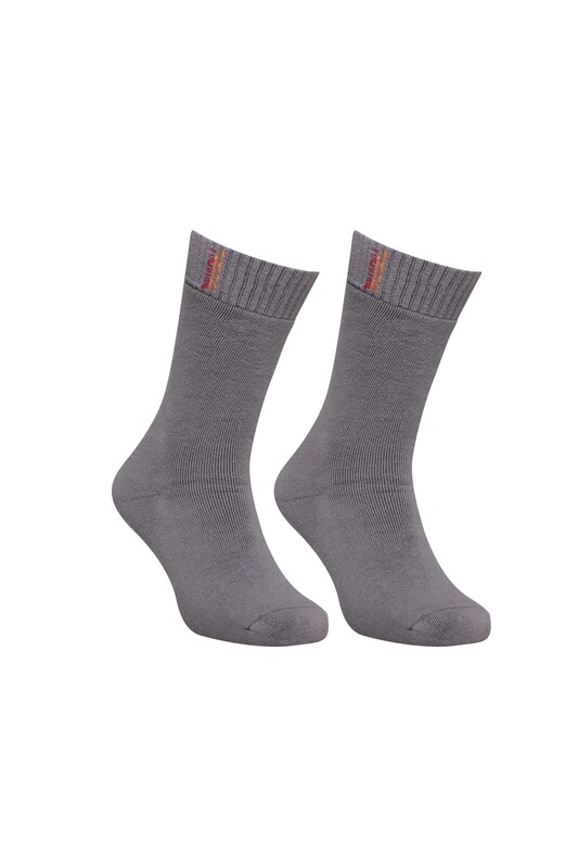 Pola - Erkek Termal Soket Çorap | Gri