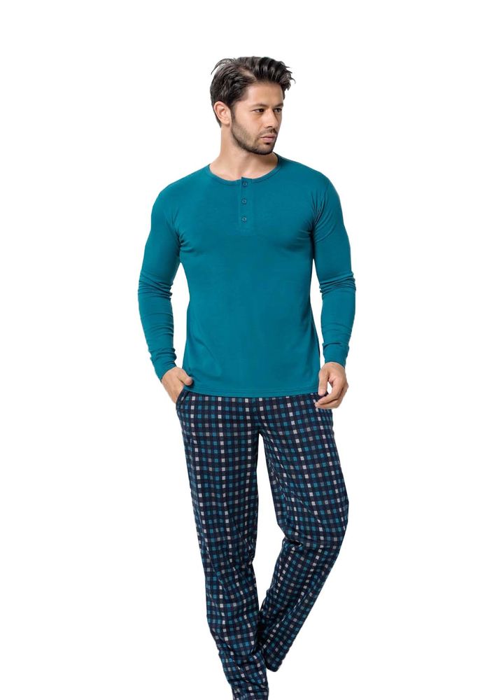 Aydoğan Pijama Takımı 3999 | Mavi