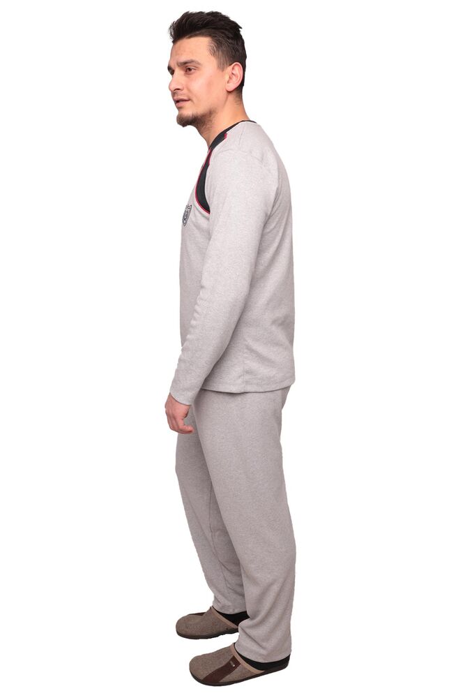 İnterlok Erkek Pijama Takımı 3020 | Gri