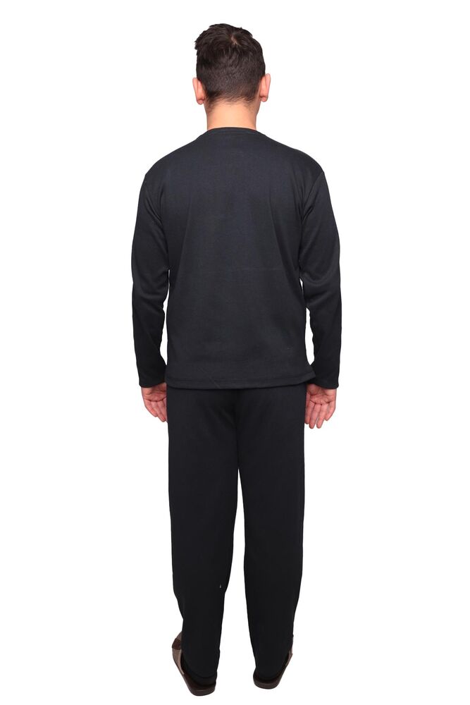 İnterlok Erkek Pijama Takımı 3020 | Siyah