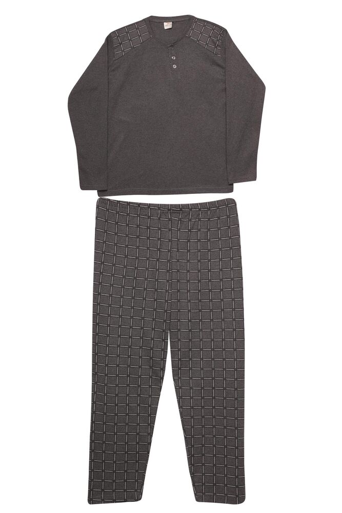 Uzun Kol Erkek Pijama Takımı 6603 | Antrasit