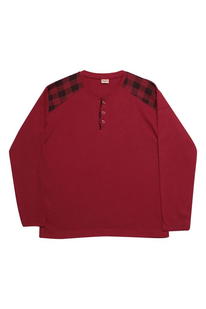 Erkek İnterlok Pijama Takımı 6610 | Kırmızı