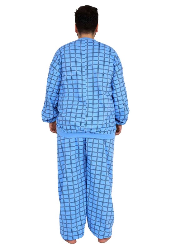 İtan Pijama Takımı 373 | Mavi - Thumbnail