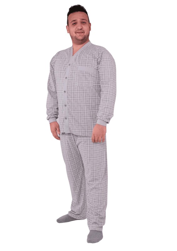 ITAN - İtan Pijama Takımı 506 | Kahverengi