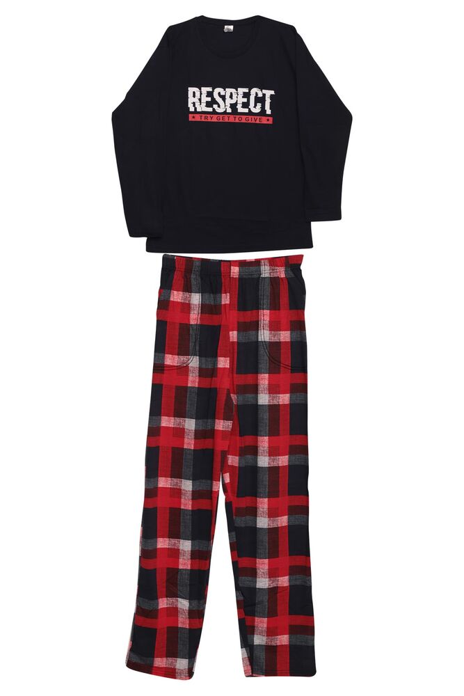 Uzun Kollu Erkek Pijama Takımı 100-41 | Lacivert