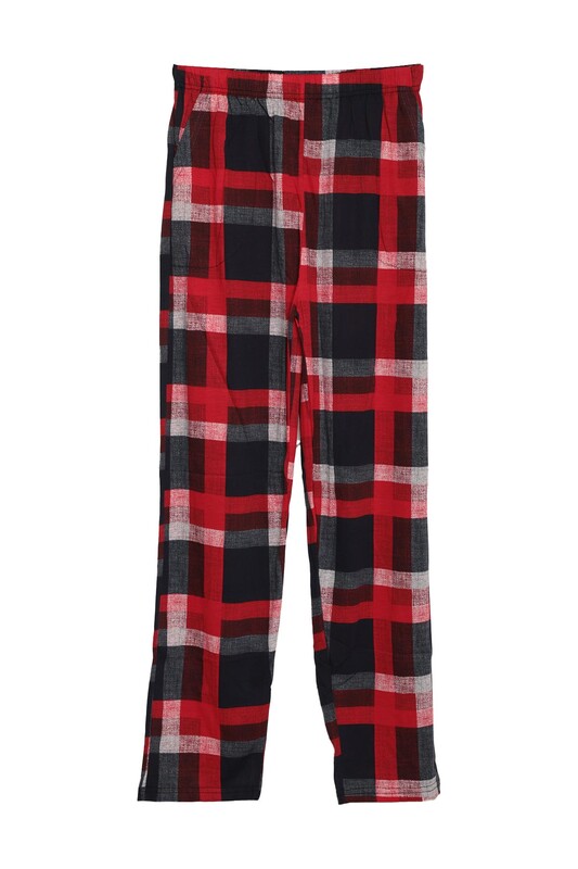 Uzun Kollu Erkek Pijama Takımı 100-42 | Lacivert - Thumbnail