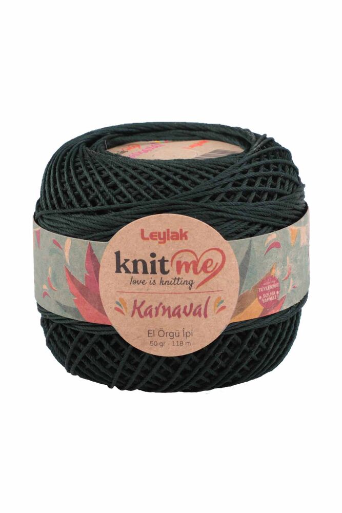 Knit me Karnaval El Örgü İpi Koyu Yeşil 06506 50 gr.