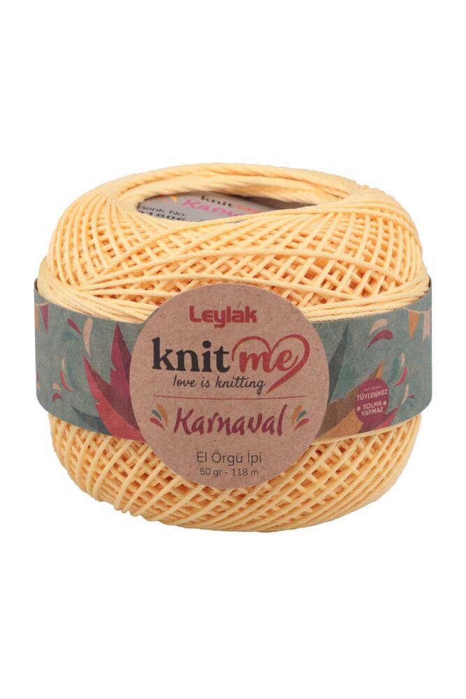Knit me Karnaval El Örgü İpi Açık Sarı 01806 50 gr.