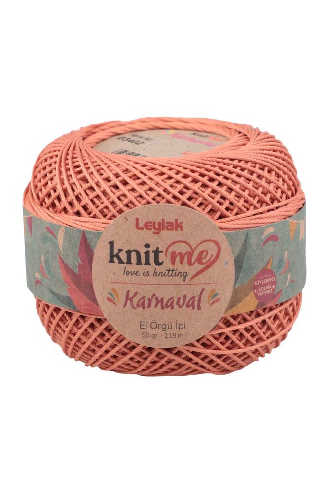 Knit me Karnaval El Örgü İpi Koyu Somon 03402 50 gr.