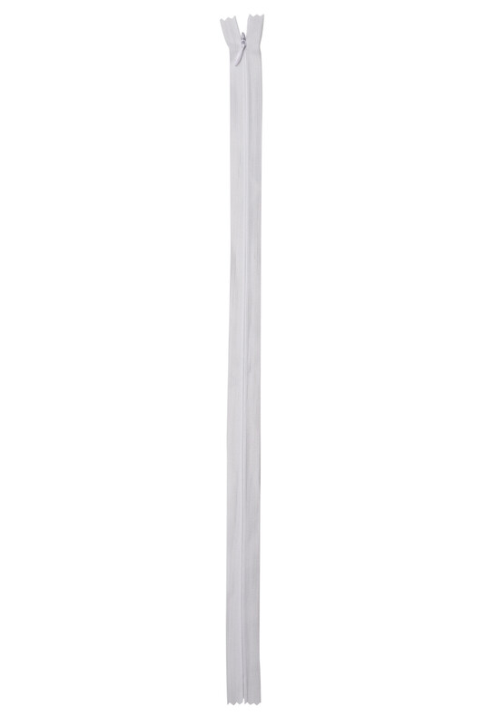 Gizli Elbise Fermuarı 08 Beyaz 50 cm - Thumbnail