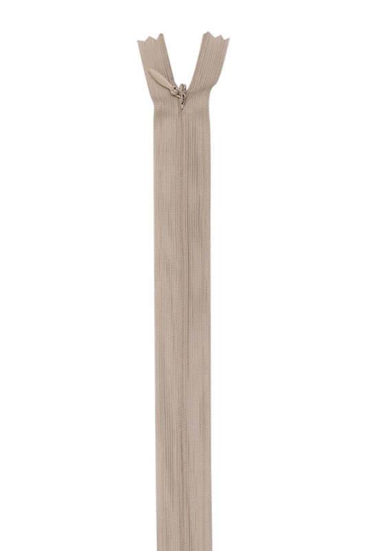Gizli Elbise Fermuarı 12 Bej 50 cm - Thumbnail