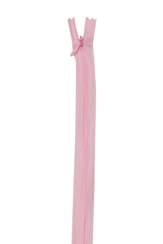 Gizli Elbise Fermuarı 10 Pembe 50 cm
