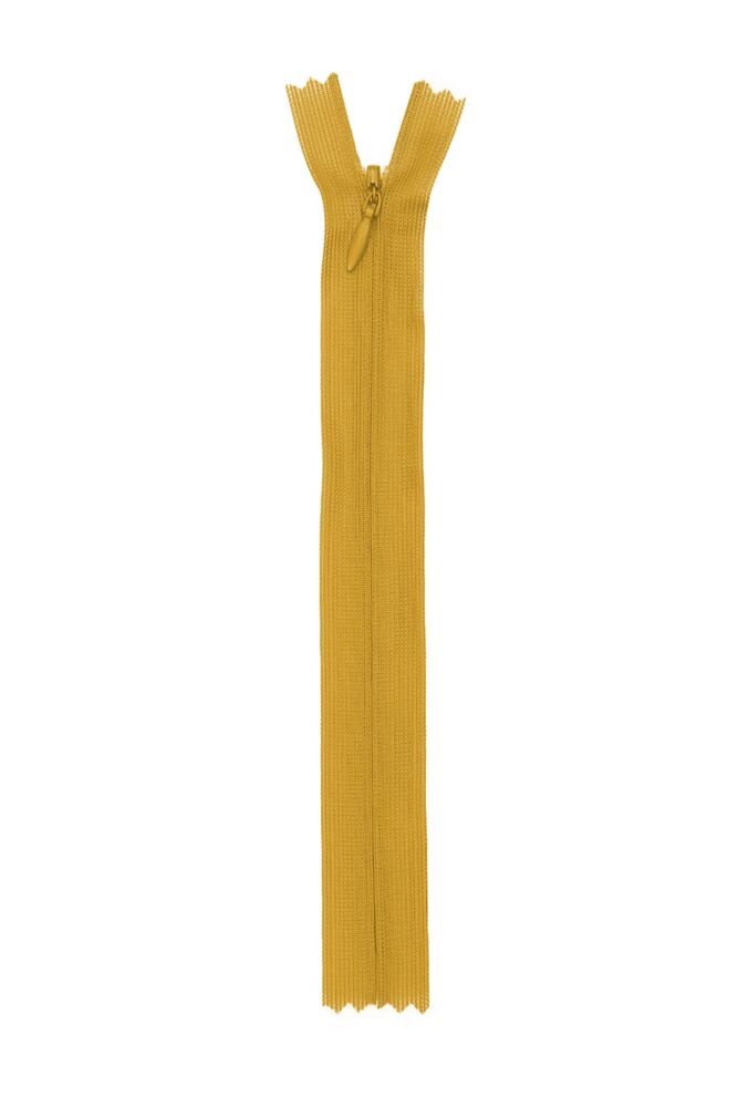Gizli Etek Fermuarı 15 Sarı 20 cm