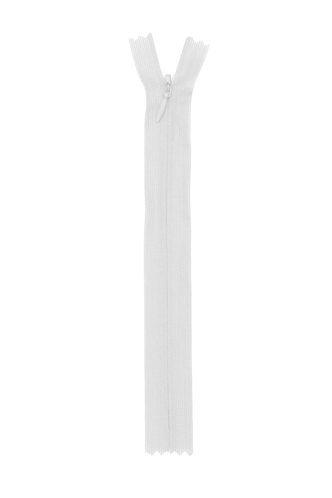 Gizli Etek Fermuarı 16 Beyaz 20 cm