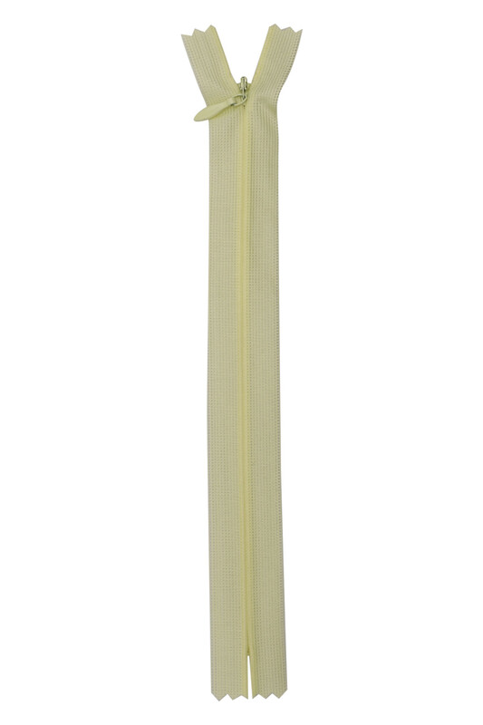 Gizli Etek Fermuarı 11 Açık Sarı 20 cm - Thumbnail