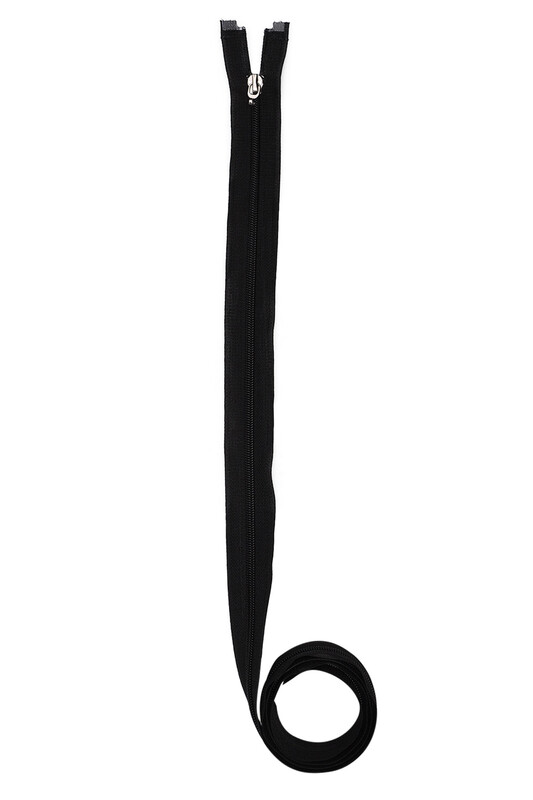 Ferace Fermuarı 07 Siyah 117 cm - Thumbnail