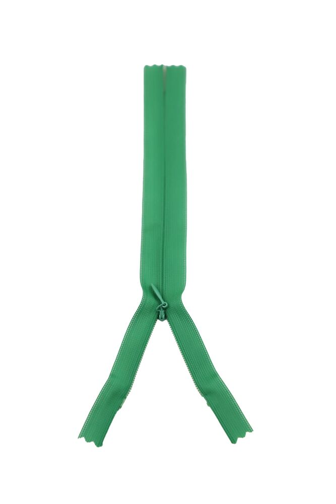 Gizli Etek Fermuarı 10 Yeşil 20 cm