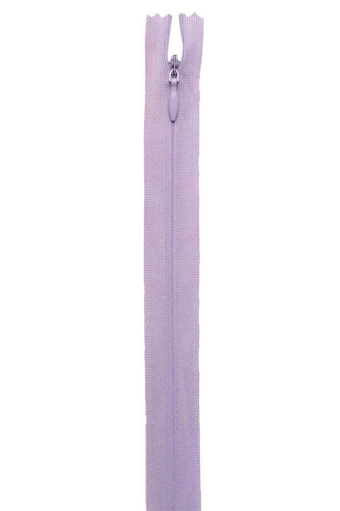 Gizli Elbise Fermuarı 17 Lila 50 cm