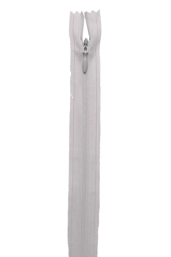 Gizli Elbise Fermuarı 26 Gri 50 cm