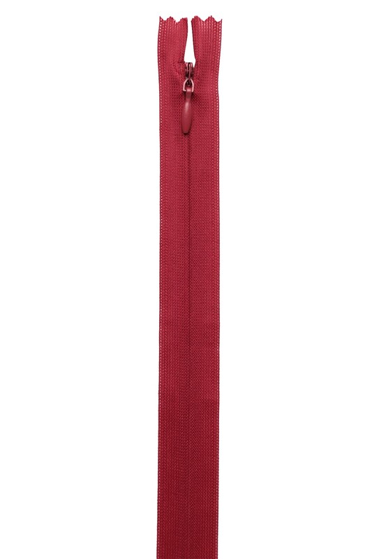 SİMİSSO - Gizli Elbise Fermuarı 01 Bordo 60 cm