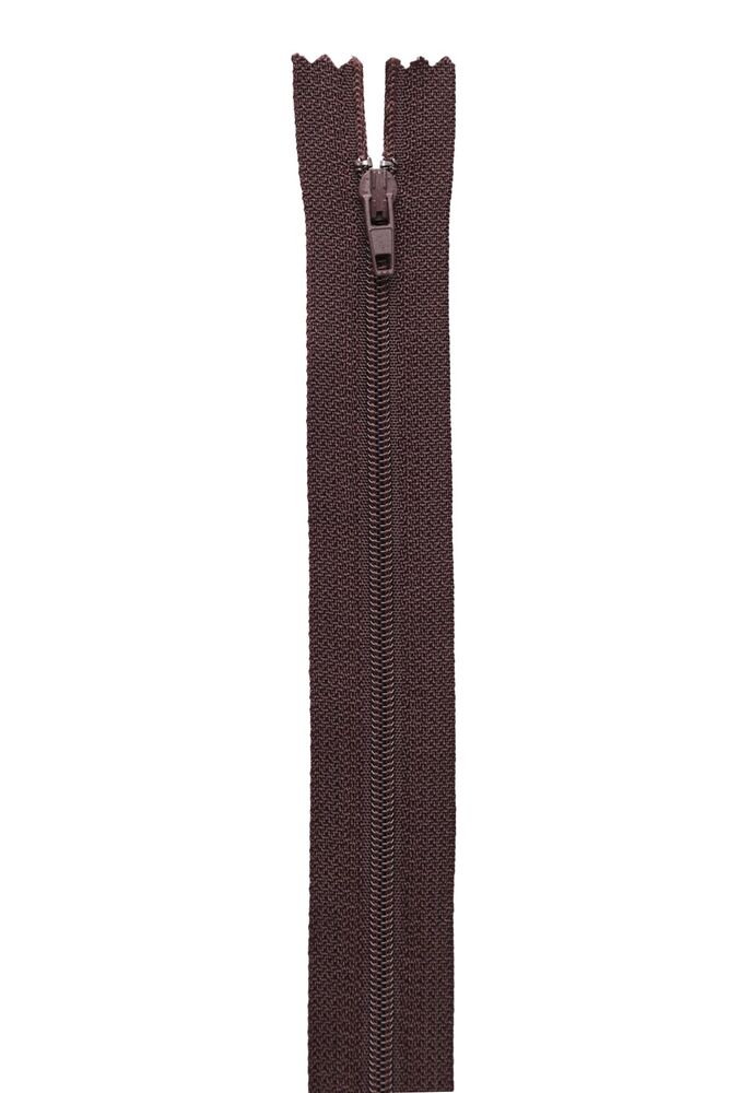 Etek Fermuarı 20 cm Koyu Kahve 01