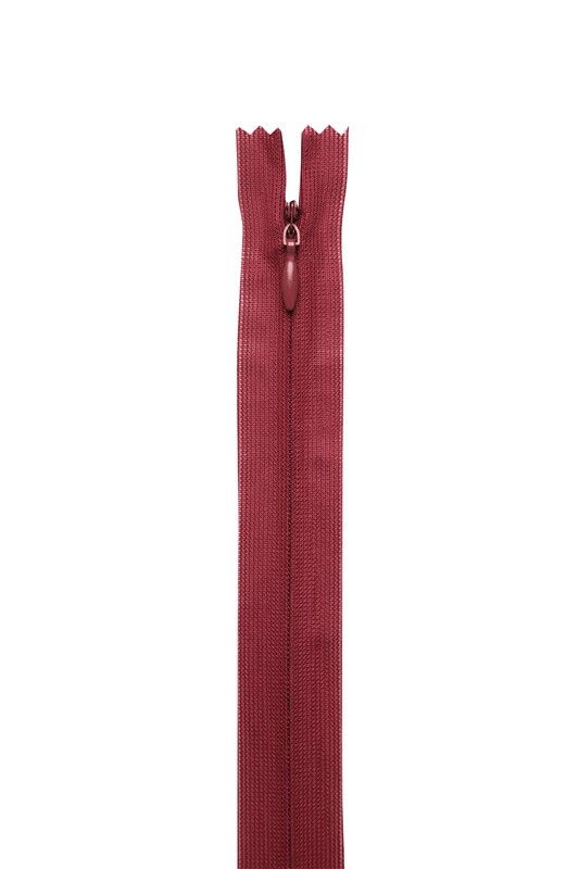 SİMİSSO - Gizli Elbise Fermuarı 39 Bordo 50 cm