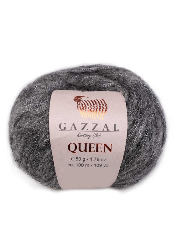 Gazzal - Пряжа Gazzal Queen /Серый 7334