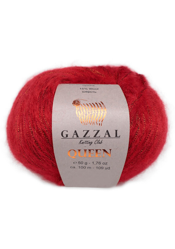 Gazzal - Пряжа Gazzal Queen /Красный 7212