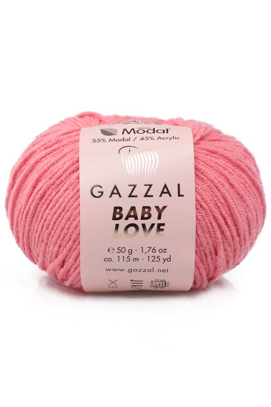 Gazzal - Пряжа Gazzal Baby Love/Розовый леденец 1638