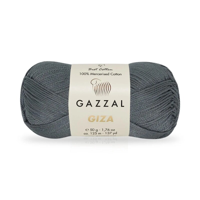 Gazzal - Пряжа Gazzal Giza 50 г./Серый 2455