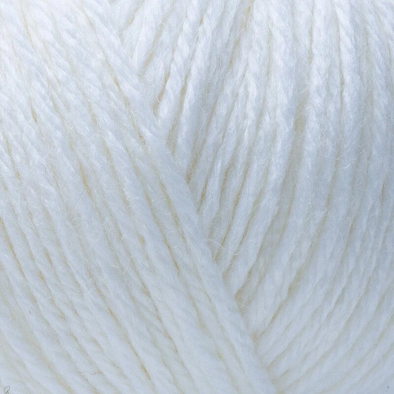 Gazzal Baby Wool XL El Örgü İpi | Parlak Beyaz 801 - Thumbnail