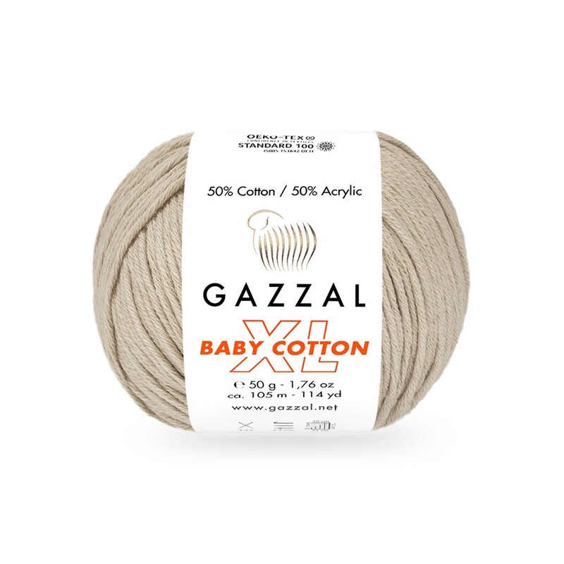 Gazzal - Gazzal Baby Cotton XL El Örgü İpi İrmik 3446