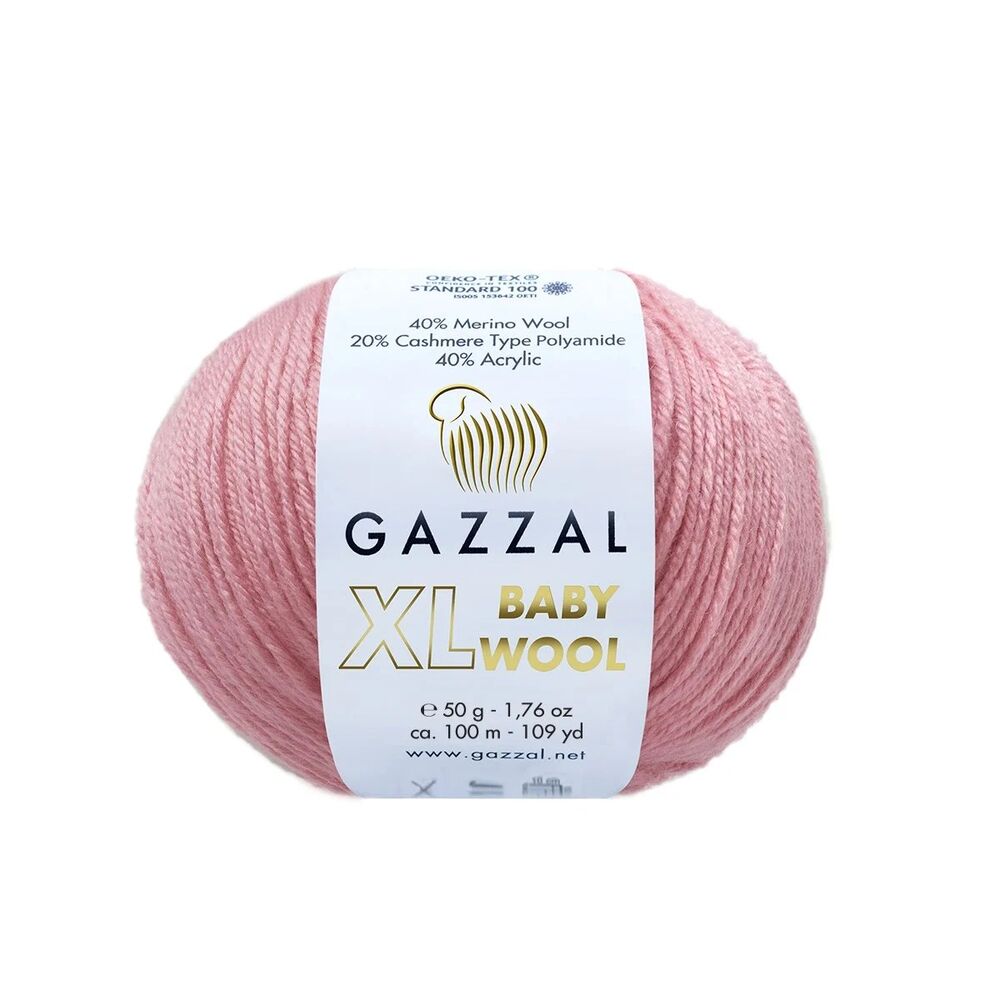 Пряжа Gazzal Baby Wool /Розовый 831
