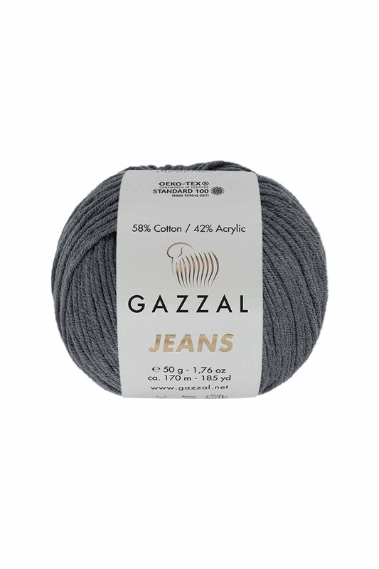 Пряжа Gazzal Jeans /Светло-серый 1140 - Thumbnail
