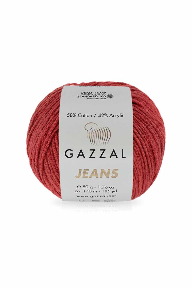 Пряжа Gazzal Jeans /Красный 1137