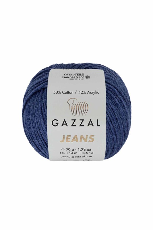 Gazzal - Пряжа Gazzal Jeans /Индиго 1134