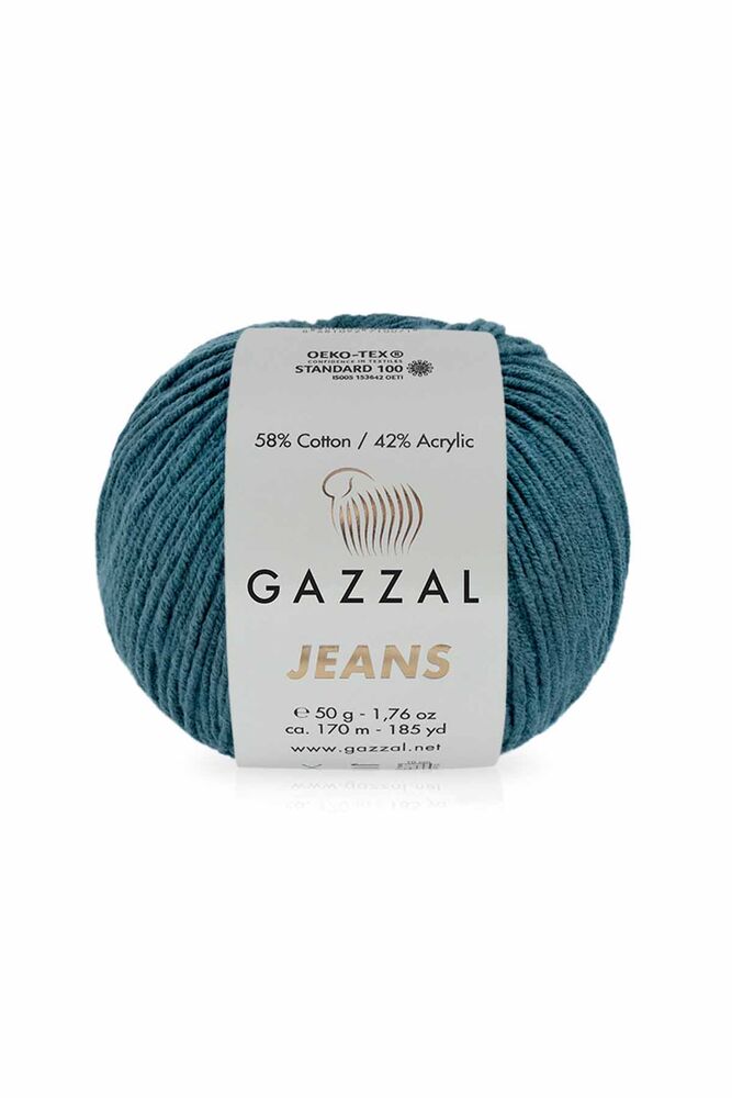 Пряжа Gazzal Jeans / Угольно-голубой 1131