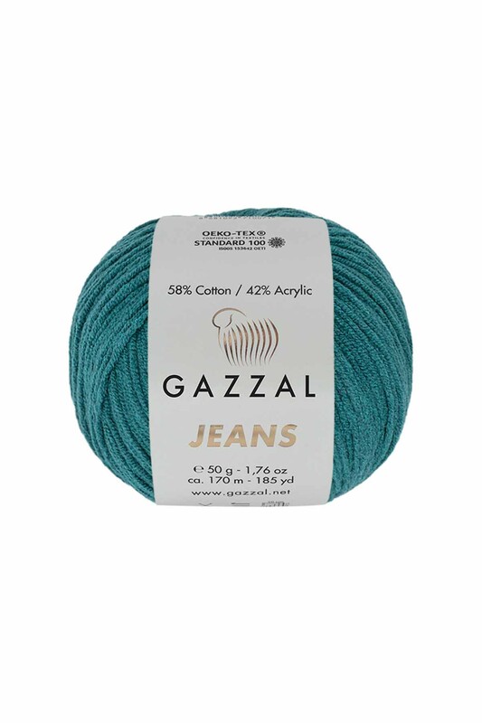 Пряжа Gazzal Jeans / Голубая хвоя 1130 - Thumbnail