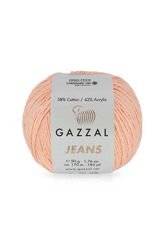 Gazzal - Пряжа Gazzal Jeans /Светло-лососевый 1117