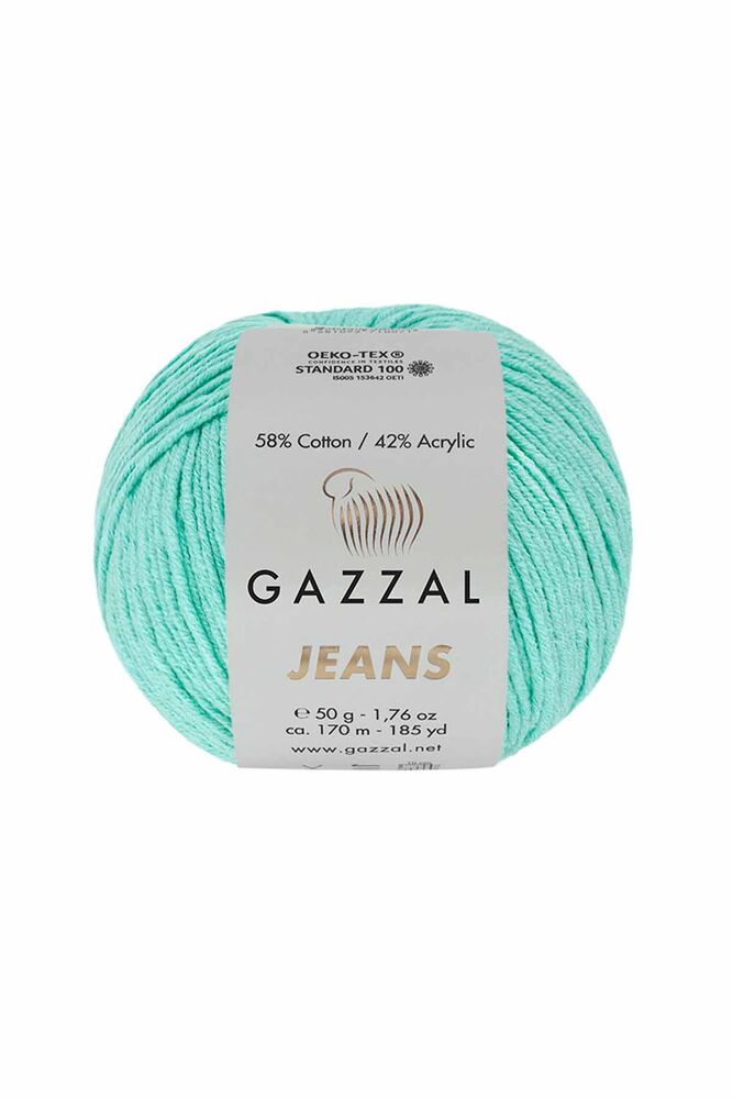 Пряжа Gazzal Jeans /Ментол 1115