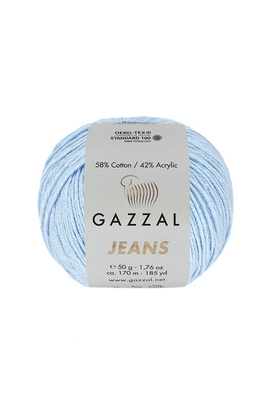 Пряжа Gazzal Jeans /Голубой 1109 - Thumbnail
