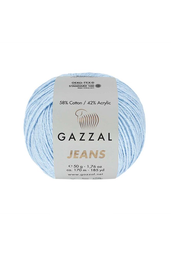 Пряжа Gazzal Jeans /Голубой 1109
