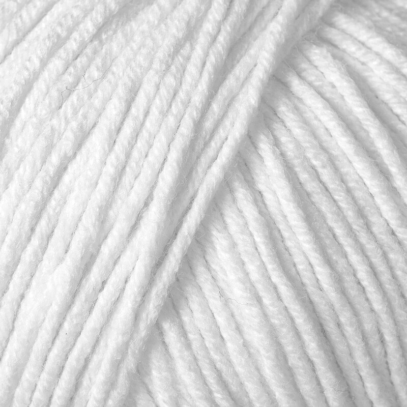 Пряжа Gazzal Jeans /Белое облако 1119 - Thumbnail